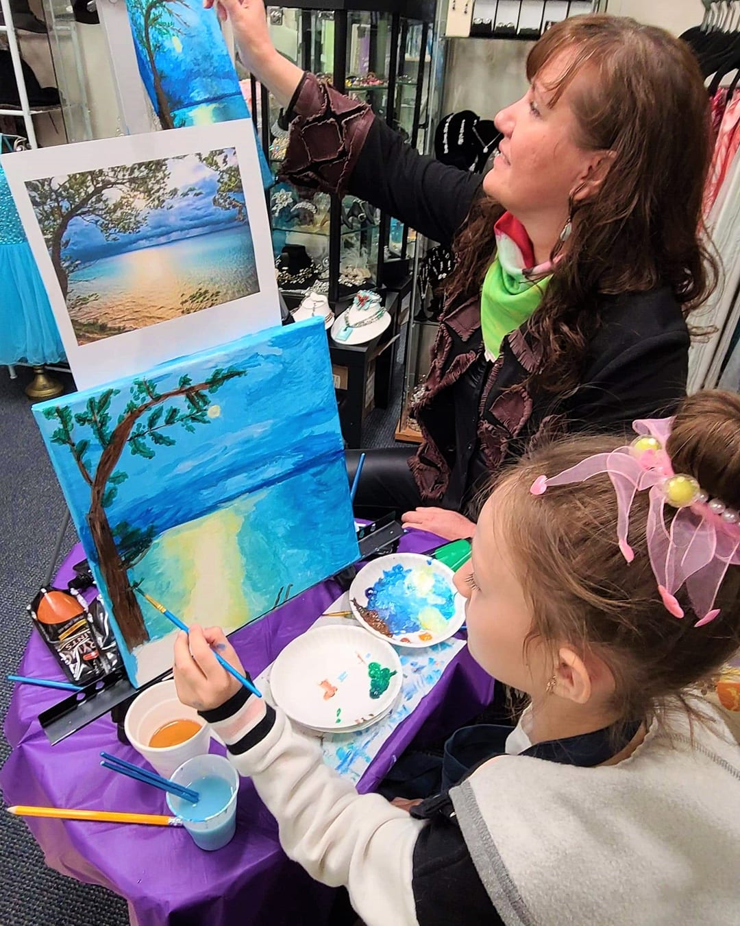 Painting workshop & beach